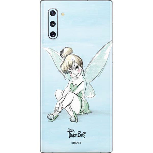 Disney Tinker Bell Sketch Art Galaxy Note 10 Skin